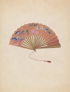 Fan, 1935/1942. Creator: Bessie Forman
