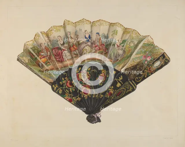 Fan, 1935/1942. Creator: Frank J Mace.