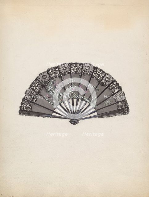 Fan, 1935/1942. Creator: Jean Peszel.