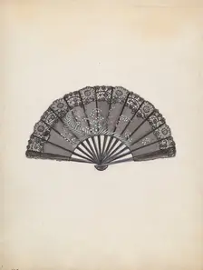 Fan, 1935/1942. Creator: Jean Peszel