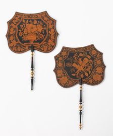 Fan, American, 1837. Creator: Christiana Hummer