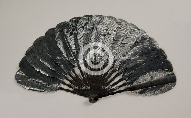 Fan, American, 1855-65. Creator: Unknown.