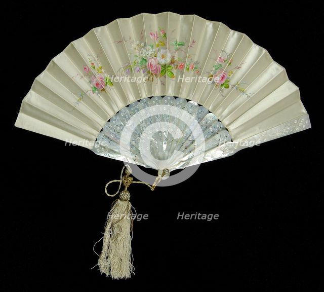 Fan, American, 1880-89. Creator: Unknown.