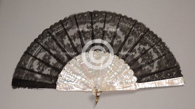 Fan, American, 1885-95. Creator: Unknown.