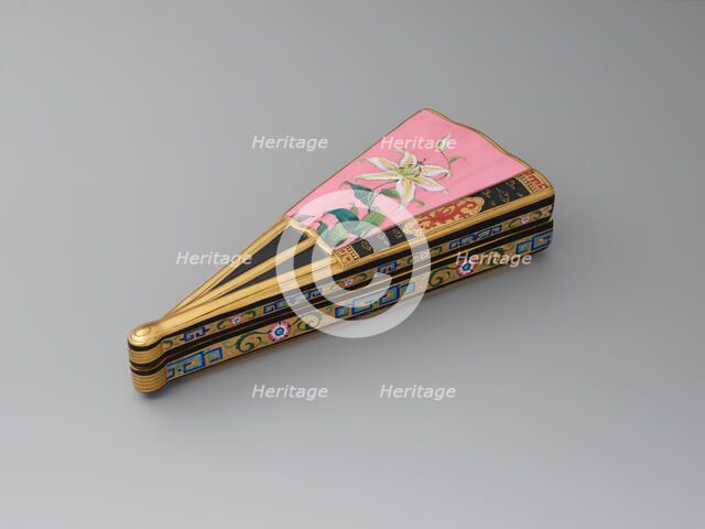 Fan Box, Stoke-on-Trent, 1876. Creator: Minton.