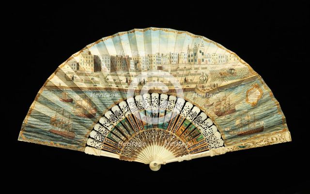 Fan, British, ca. 1790. Creator: Robert Delamotte.