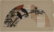 Fan, c. 1890. Creator: Henri Charles Guérard (French, 1846-1897)