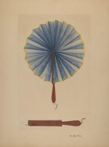 Fan, c. 1941. Creator: Orville Cline