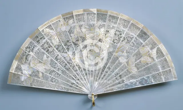 Fan, c. 1900. Creator: René Lalique (French, 1860-1945).