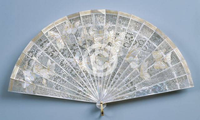 Fan, c. 1900. Creator: René Lalique (French, 1860-1945).