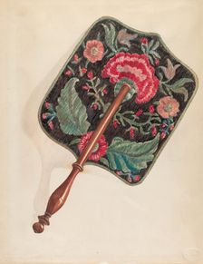 Fan, c. 1936. Creator: Ella Josephine Sterling