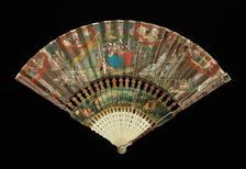 Fan, ca. 1730. Creator: Unknown