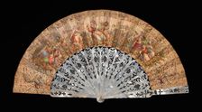 Fan, European, 1850-70. Creator: Unknown