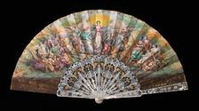 Fan, European, 1855-65. Creator: Unknown