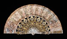 Fan, European, 1855-65. Creator: Unknown
