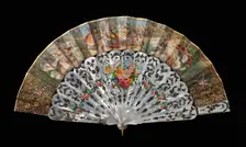 Fan, European, 1855-65. Creator: Unknown