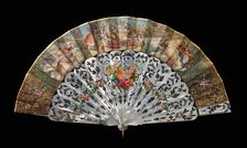 Fan, European, 1855-65. Creator: Unknown
