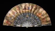 Fan, European, 1855-65. Creator: Unknown
