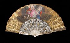 Fan, European, 1855-65. Creator: Unknown