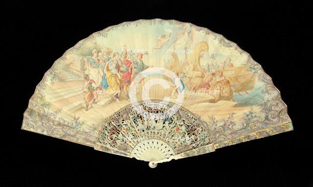 Fan, European, second quarter 19th century. Creator: Unknown.