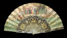 Fan, European, third quarter 19th century. Creator: Unknown