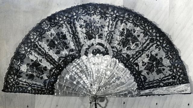 Fan, England, 1870. Creator: Unknown.