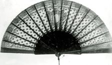 Fan, England, c. 1875. Creator: Unknown