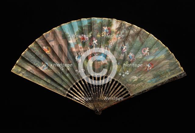 Fan, first quarter 18th century. Creator: Unknown.