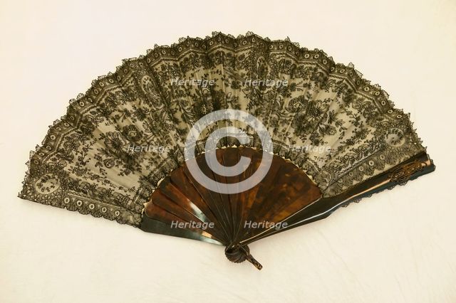 Fan, France, 1860/70. Creator: Unknown.