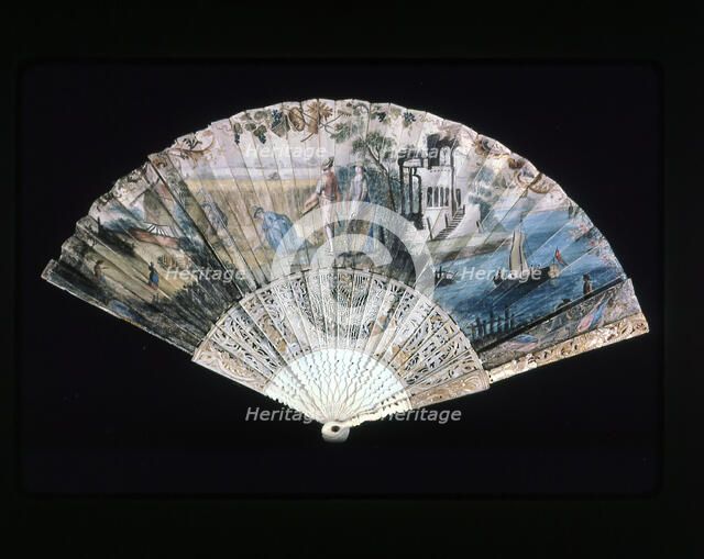 Fan, France, 18th century. Creator: Unknown.