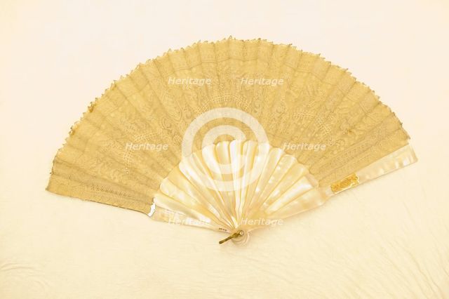 Fan, France, c. 1870. Creator: Unknown.