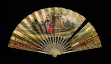 Fan, French, 1820-30. Creator: Dubois
