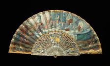 Fan, French, 1860-80. Creator: Unknown
