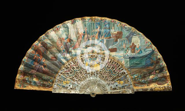 Fan, French, 1860-80. Creator: Unknown.