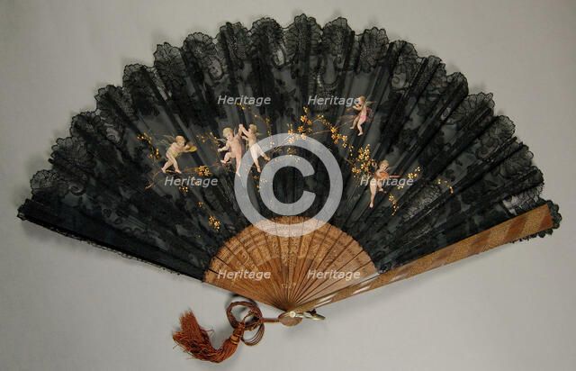 Fan, French, 1885-95. Creator: Unknown.