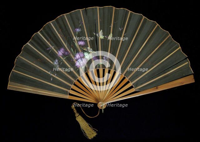 Fan, French, 1885-95. Creator: Unknown.