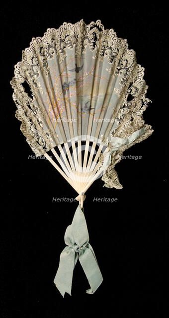Fan, French, 1880-89. Creator: Unknown.