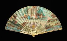 Fan, French, third quarter 18th century. Creator: Unknown