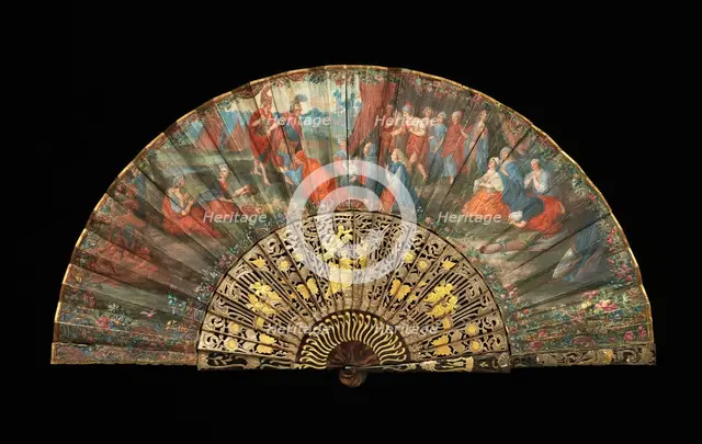 Fan, Italian, 1740-60. Creator: Unknown.