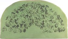 Fan Leaf Decorated with Caricatures and Reversible Heads, early 19th century., early 19th century. Creator: Anon