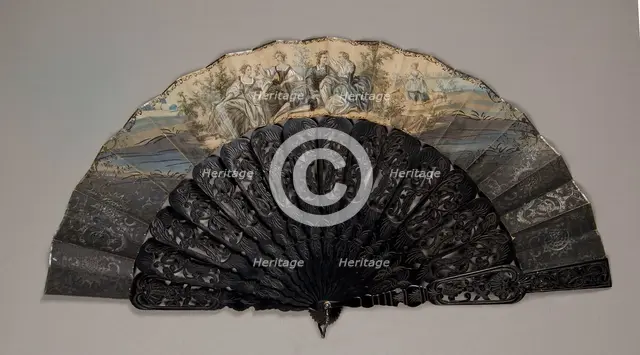 Fan, possibly Spanish, 1850-69. Creator: Unknown.