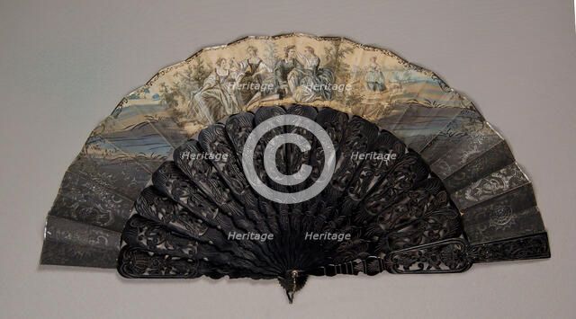 Fan, possibly Spanish, 1850-69. Creator: Unknown.