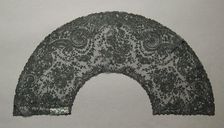 Fan, probably French, 1860-79. Creator: Unknown