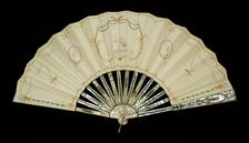 Fan, probably French, 1880-89. Creator: Unknown