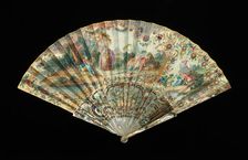 Fan, probably French, third quarter 18th century. Creator: Unknown