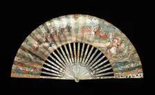 Fan, probably French, ca. 1710. Creator: Unknown