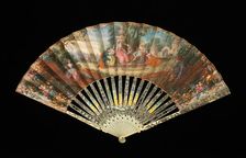 Fan, probably German, third quarter 18th century. Creator: Unknown