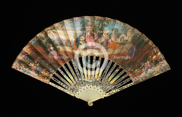 Fan, probably German, third quarter 18th century. Creator: Unknown.