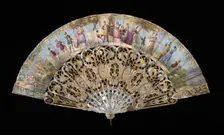 Fan, probably Spanish, 1855-65. Creator: Unknown