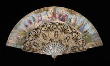 Fan, probably Spanish, 1855-65. Creator: Unknown
